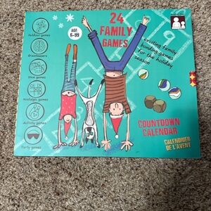 NIB- The Purple Cow 24 Family Games Countdown Calendar